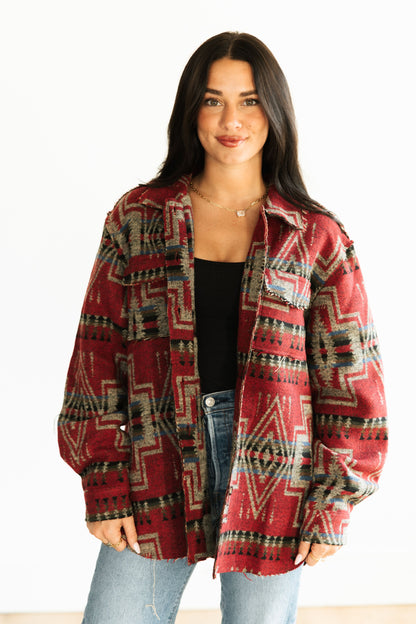 TH1210 RUBY AZTEC JACKET (1 Piece)