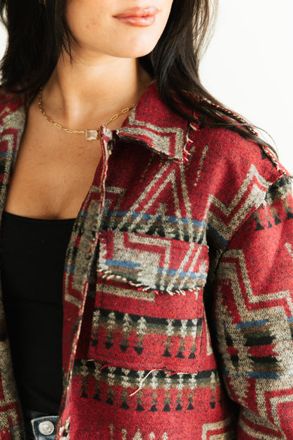 TH1210 RUBY AZTEC JACKET (1 Piece)