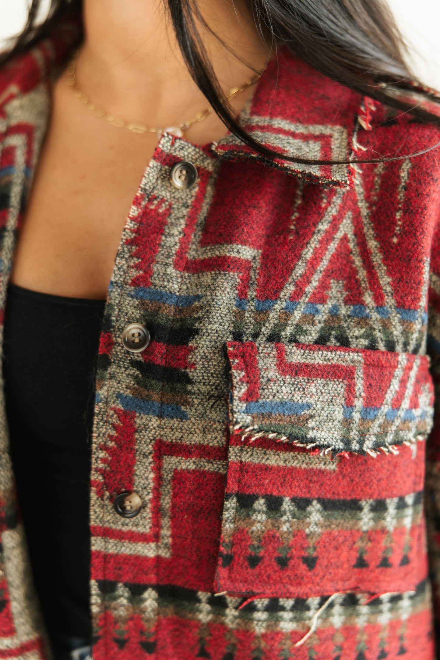 TH1210 RUBY AZTEC JACKET (1 Piece)
