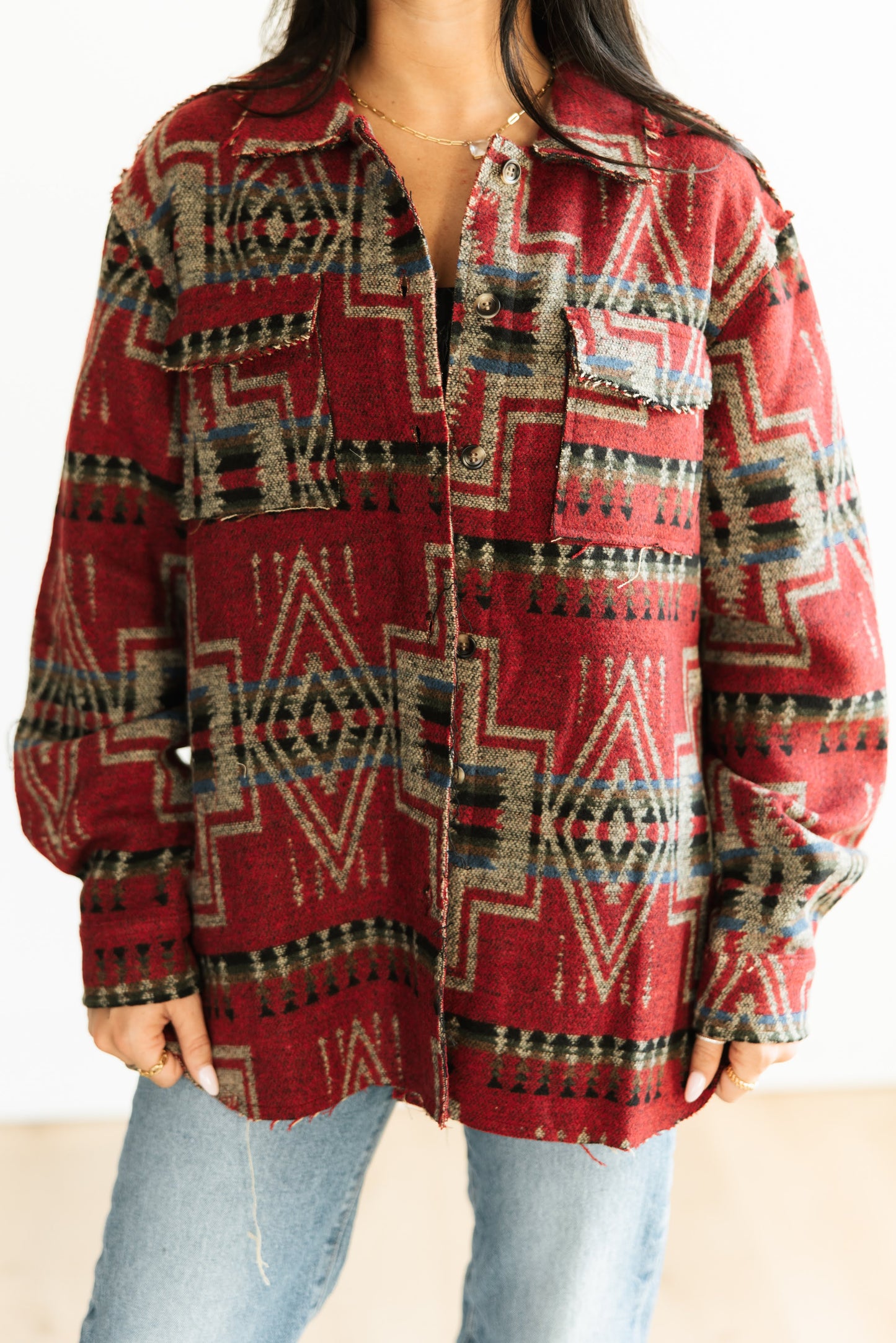 TH1210 RUBY AZTEC JACKET (1 Piece)