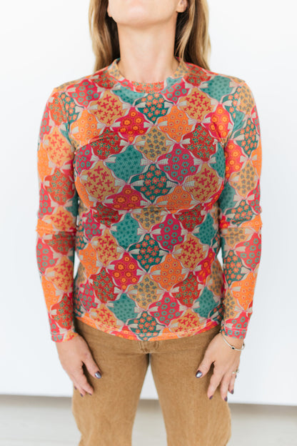 TH1221 S204 BOW MESH TOP (1 Piece)
