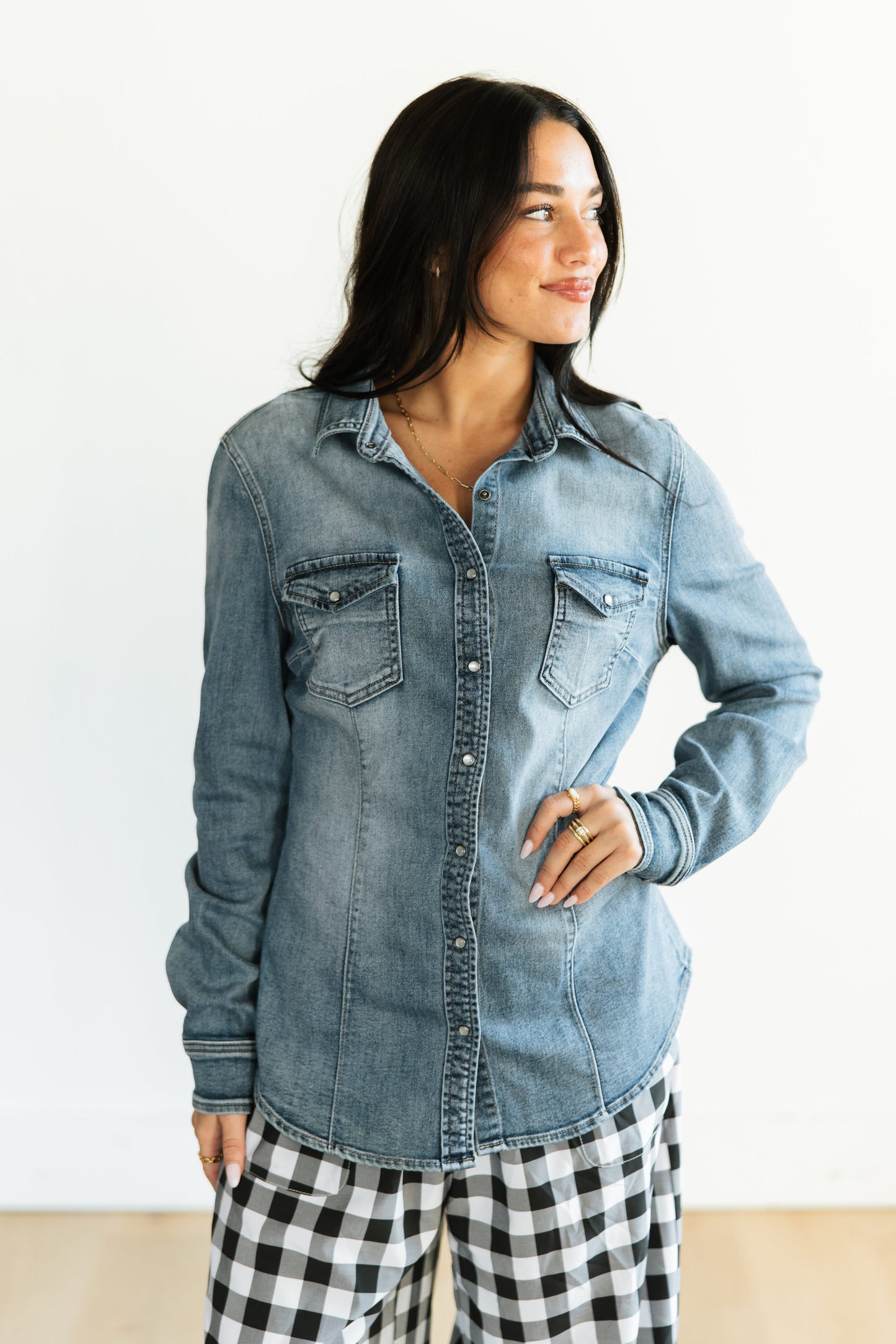 TH95 Denim  Pearl Snap (7 Piece)