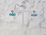1301 R3-20 SILVER EAR JACKET ER WITH TURQ STONES