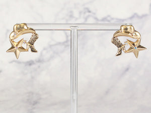 2436 H23 GOLD WESTERN MIXED STUD ER FASHION