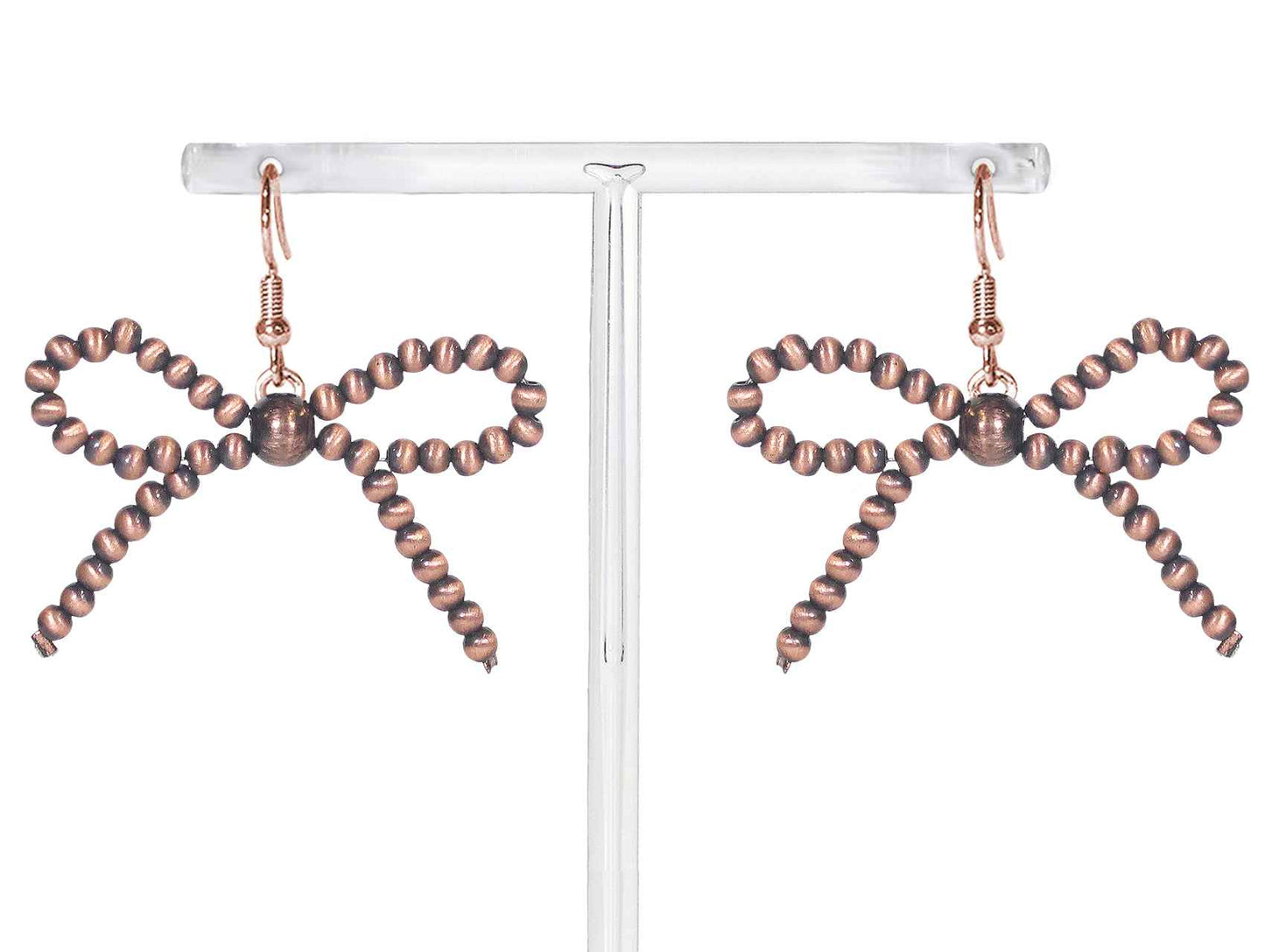 2507 R1-173  NAVAJO PEARL RIBBON EARRINGS