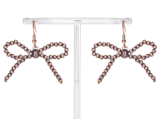 2507 R1-173  NAVAJO PEARL RIBBON EARRINGS