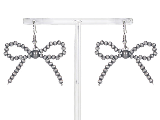 2507 R2-163  NAVAJO PEARL RIBBON EARRINGS SB