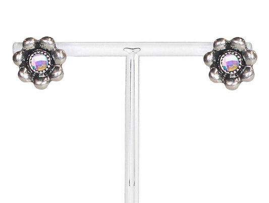 2667 R1-188 WESTERN CONCHO POST EARRINGS