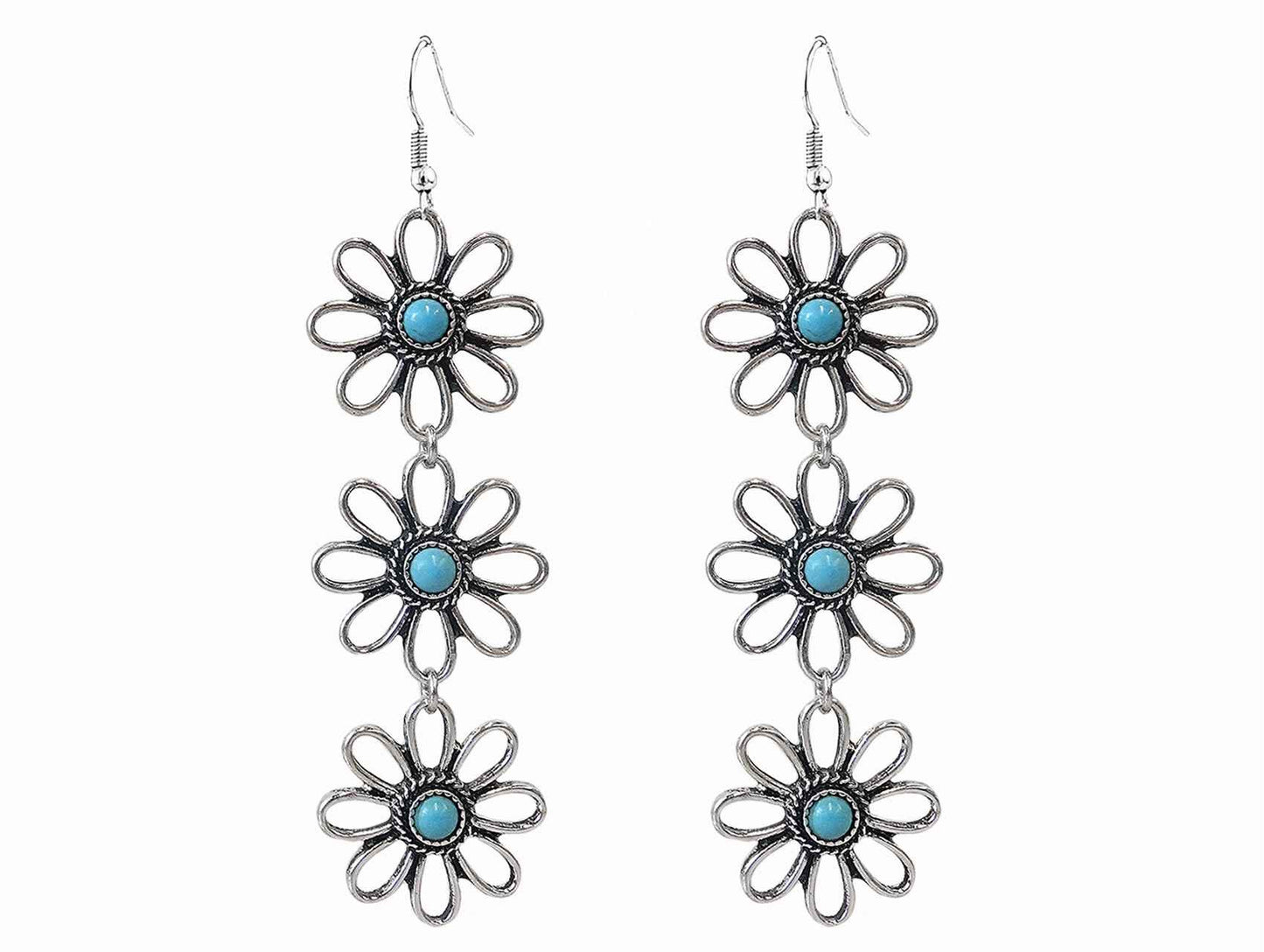 2988 R3-35 TURQ FLOWER PENDANT ER