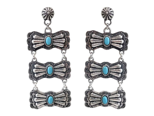 2989 H94 TURQ RIBBON TIE ER