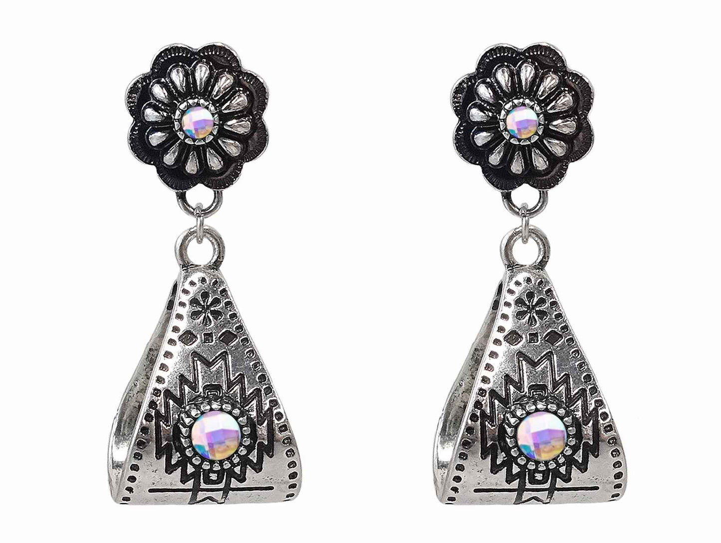 2997 H36 SBCRY FOLDED CONCHO DANGLE ER