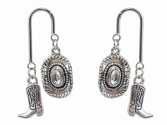 3069 T135 SILVER COWBOY HAT ER