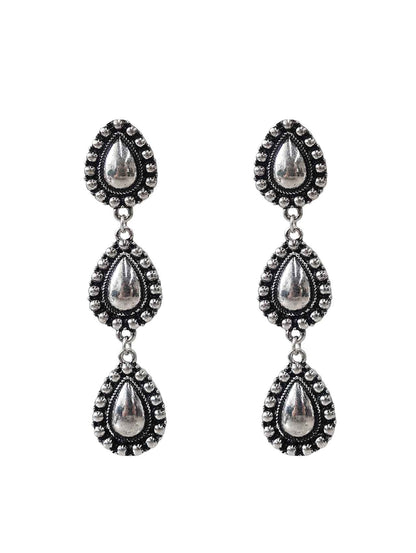 3429 SILVER R1-40 TEARDROP DANGLE ER