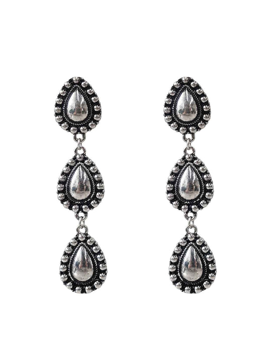 3429 SILVER R1-40 TEARDROP DANGLE ER