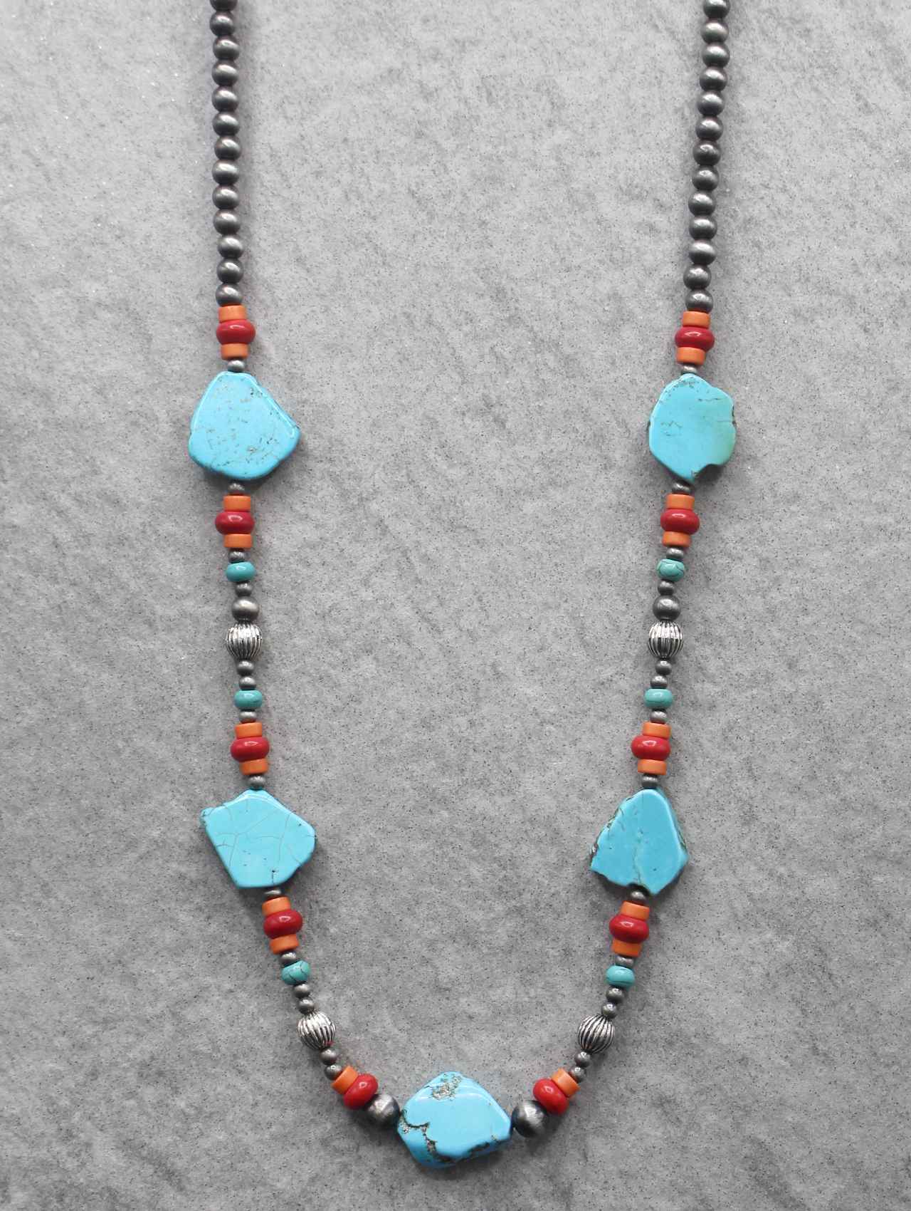 0428 H145 MULTI FAUX SILVER 32” NKN-02