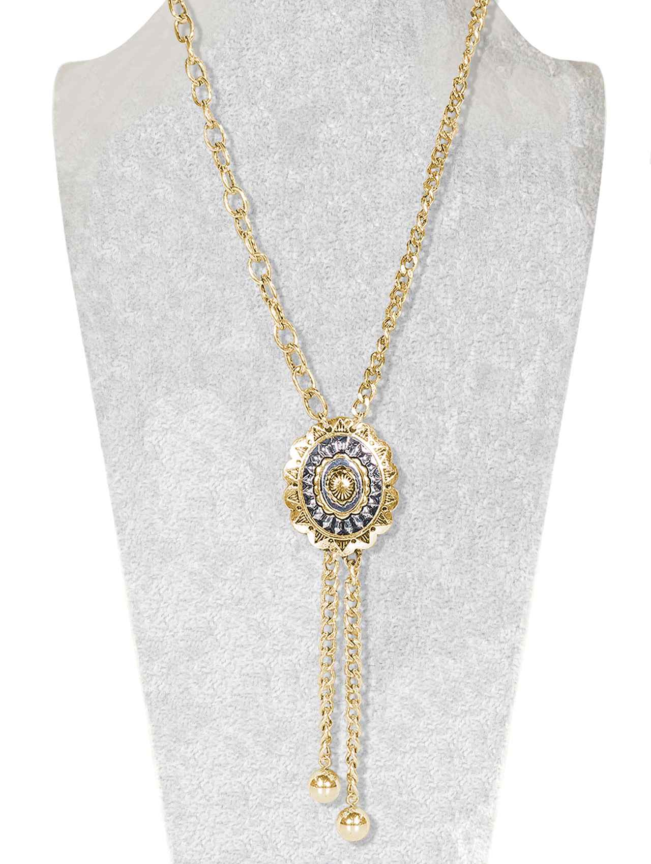 1353 HH122 Cuban Chain Concho 22" NL