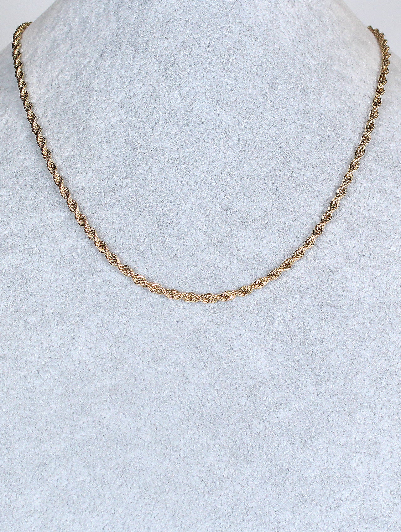 1427 R1-16 TWISTED TEXTURE 18" NECKLACE