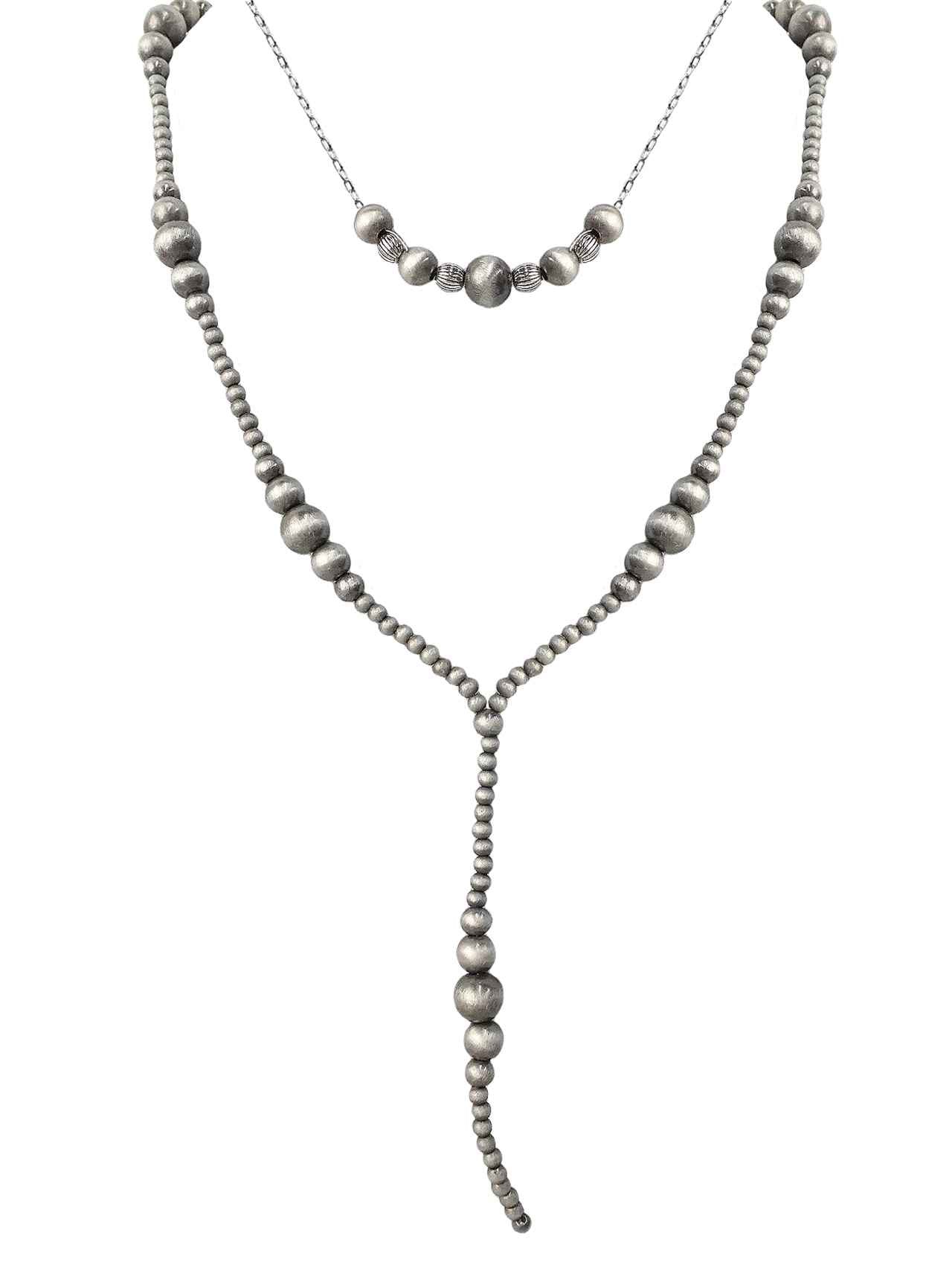 1706 HH204 SILVER 2 LAYERED NAVAJO NL