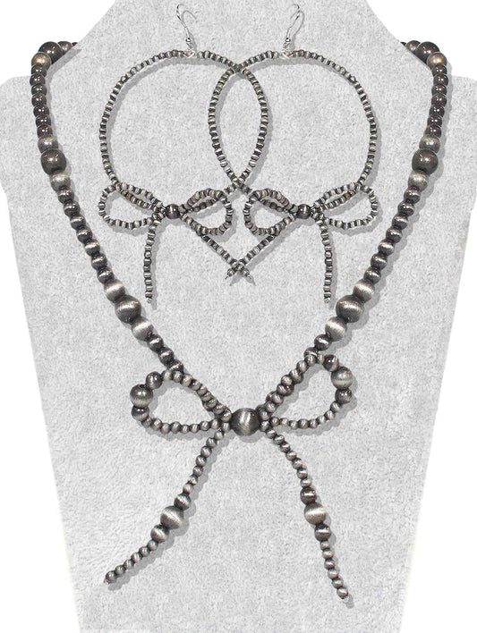 0138 HH259 Ribbon Navajo Pearl 18" Set