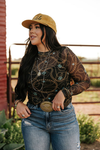 TH1221 S238 BLACK GOLD CHAIN (1 Piece)