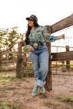 TH11 TURQUOISE COWGIRL COLLAGE  (7 Piece)