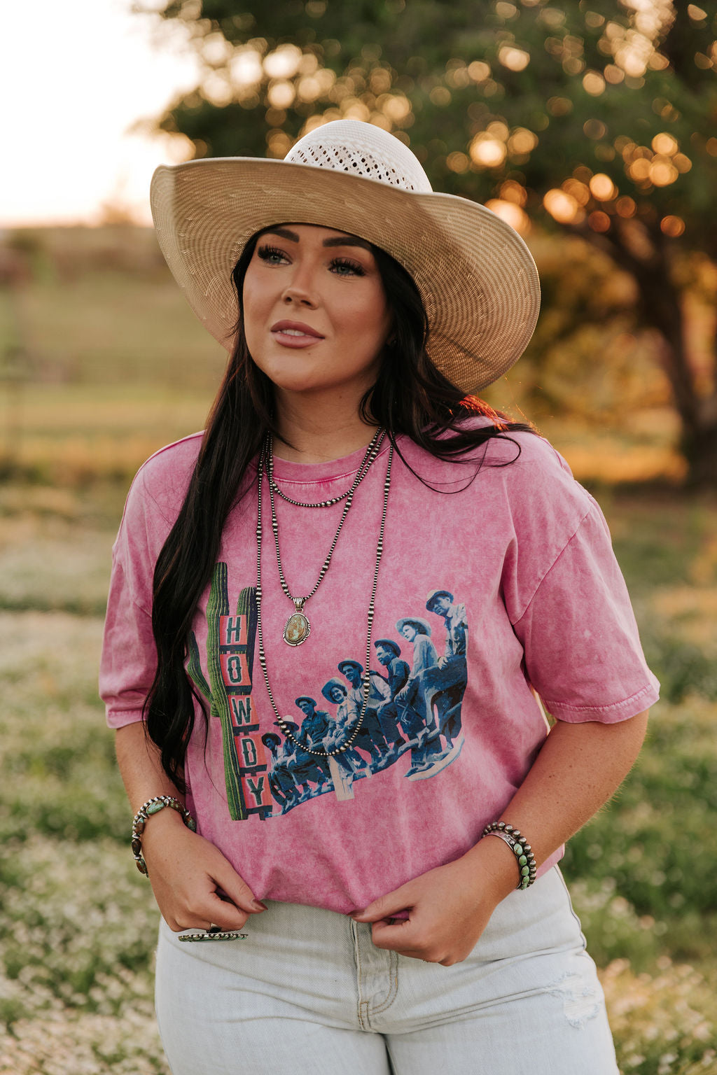 TH310 S217 HOWDY FENCE LINE TEE (1 Piece)