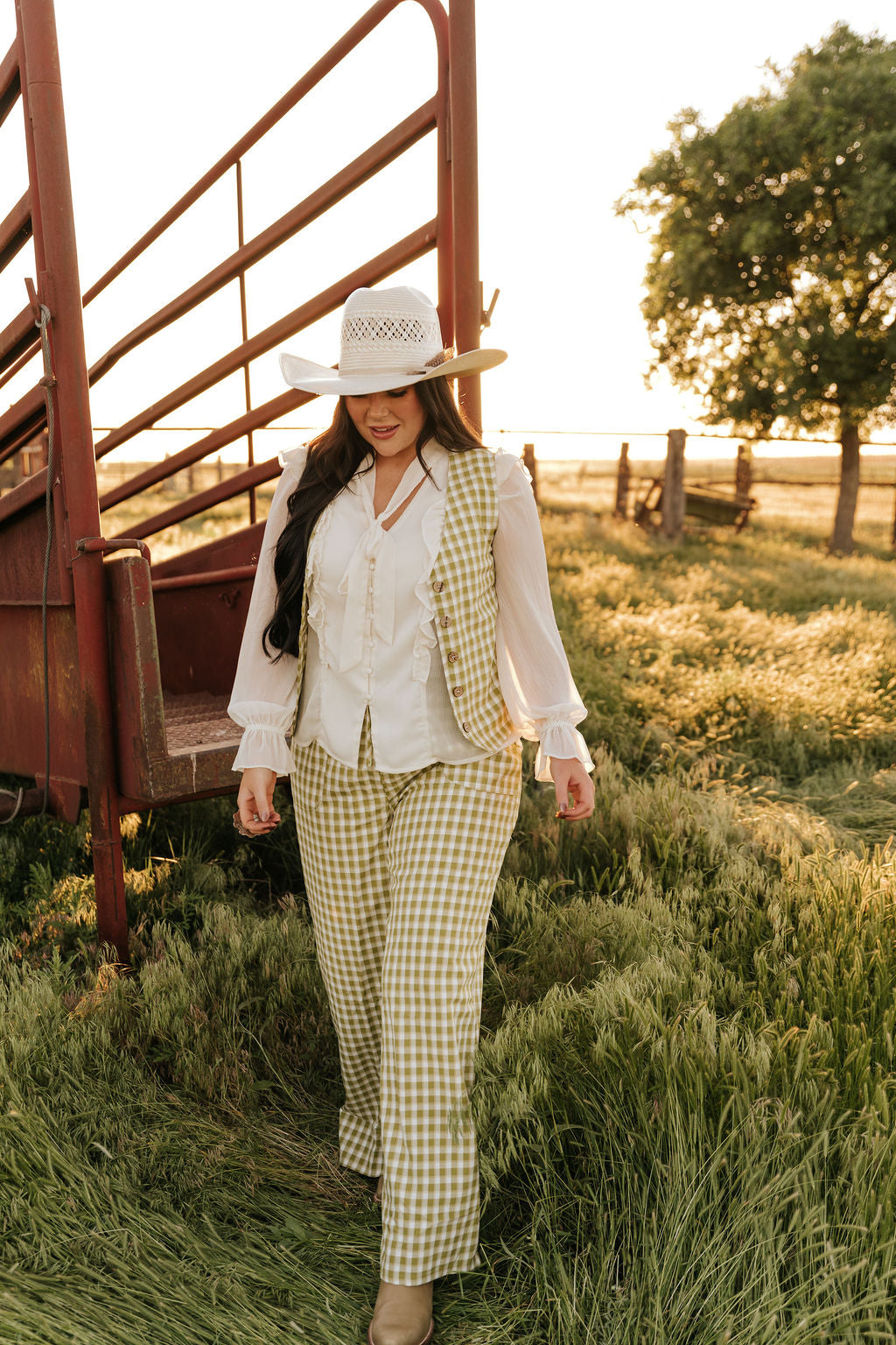 TH2109 S128 GREEN GINGHAM PANT (1 Piece)