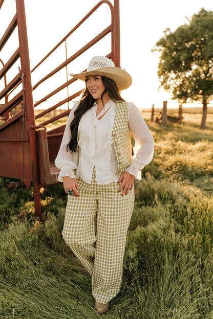 TH2109 S128 GREEN GINGHAM PANT (1 Piece)