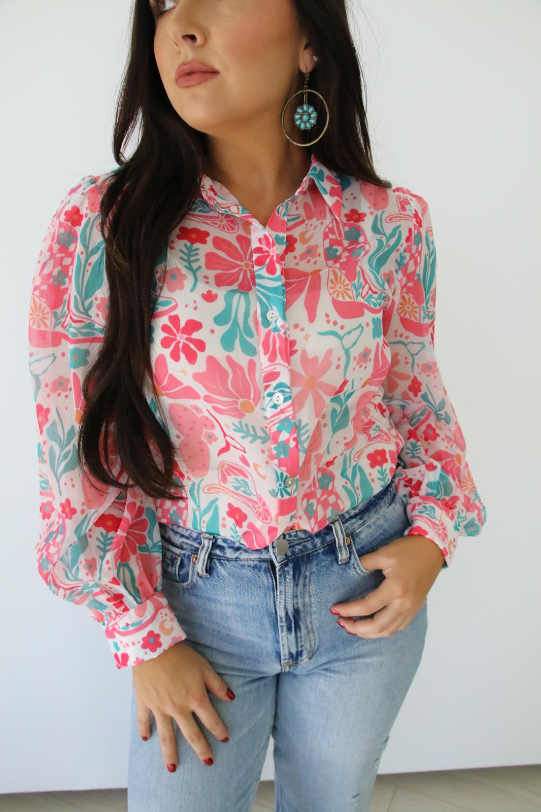 TH11 BOHO BOOT BLOUSE (7 Piece)