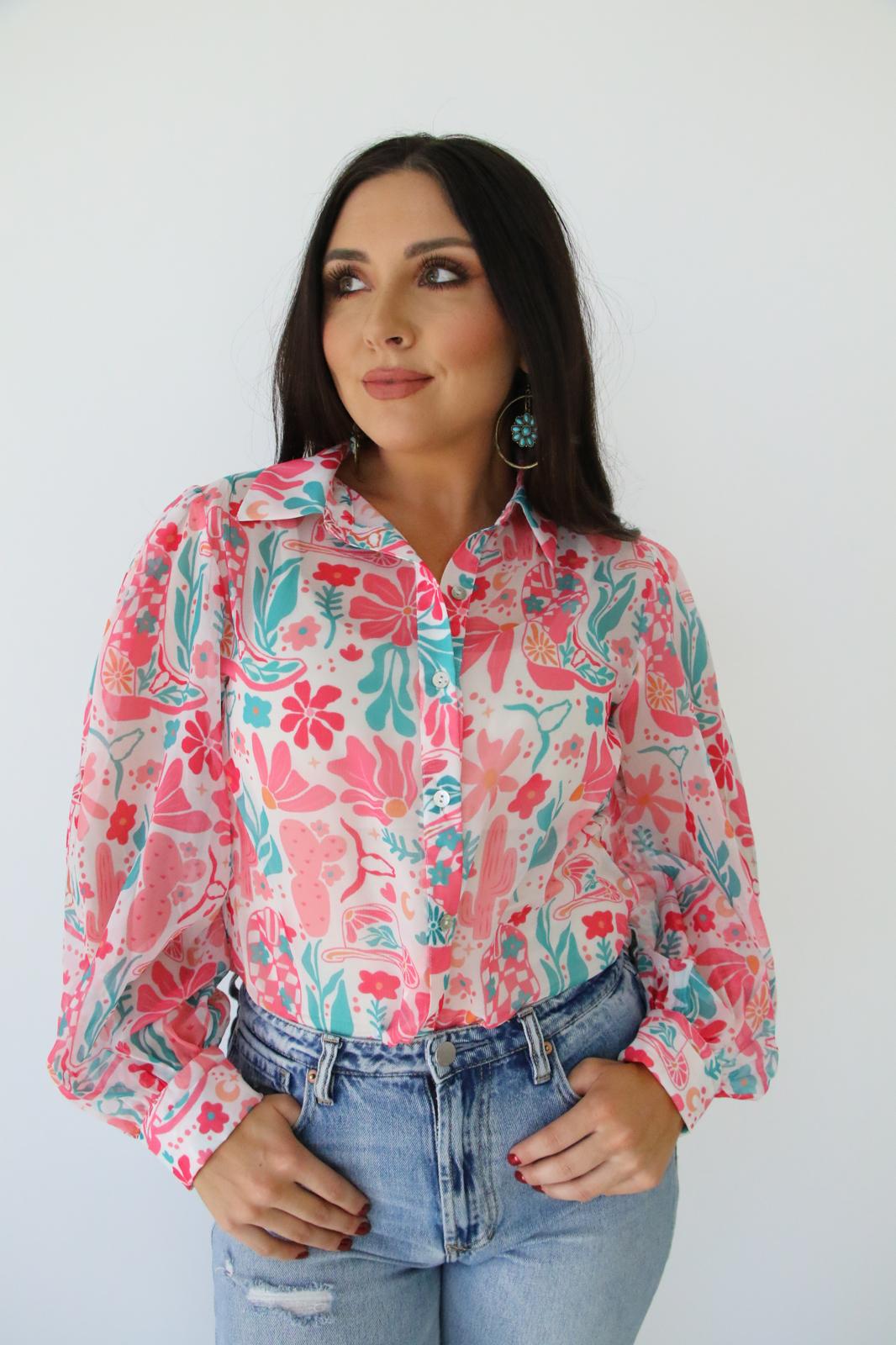 TH11 BOHO BOOT BLOUSE (7 Piece)