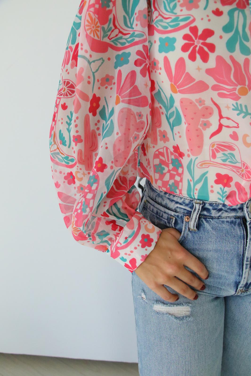 TH11 BOHO BOOT BLOUSE (7 Piece)