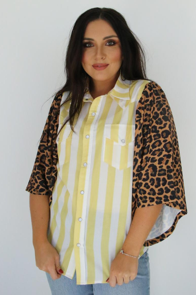 TH102 S198 MIXED YELLOW STRIPE(1 Piece)