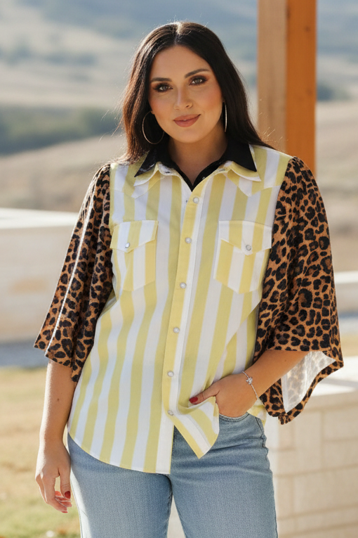 TH102 MIXED YELLOW STRIPE(7 Piece)