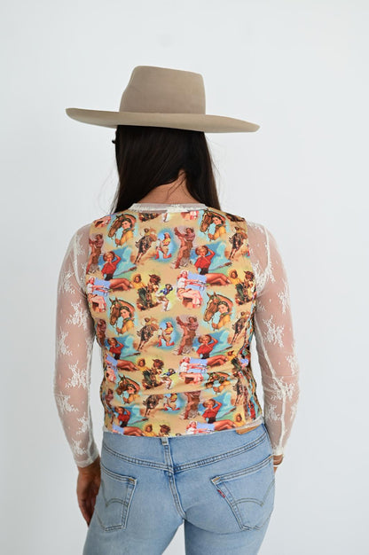 TH160 VINTAGE COWGIRL VEST (7 Piece)