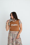 TH4215 BROWN WESTERN PULLOVER SWEATER (1 Piece)
