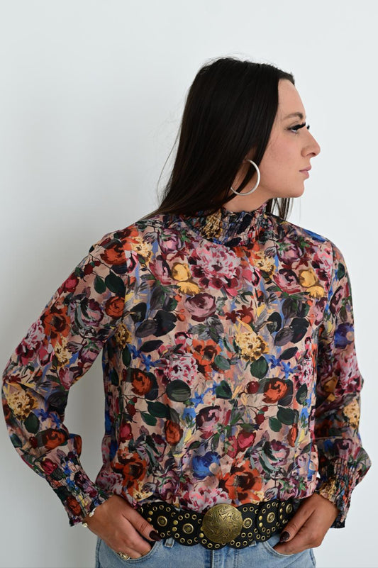 TH1900 FALL FLORAL  LS TOP (7 Piece)