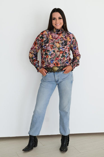 TH1900 FALL FLORAL  LS TOP (7 Piece)