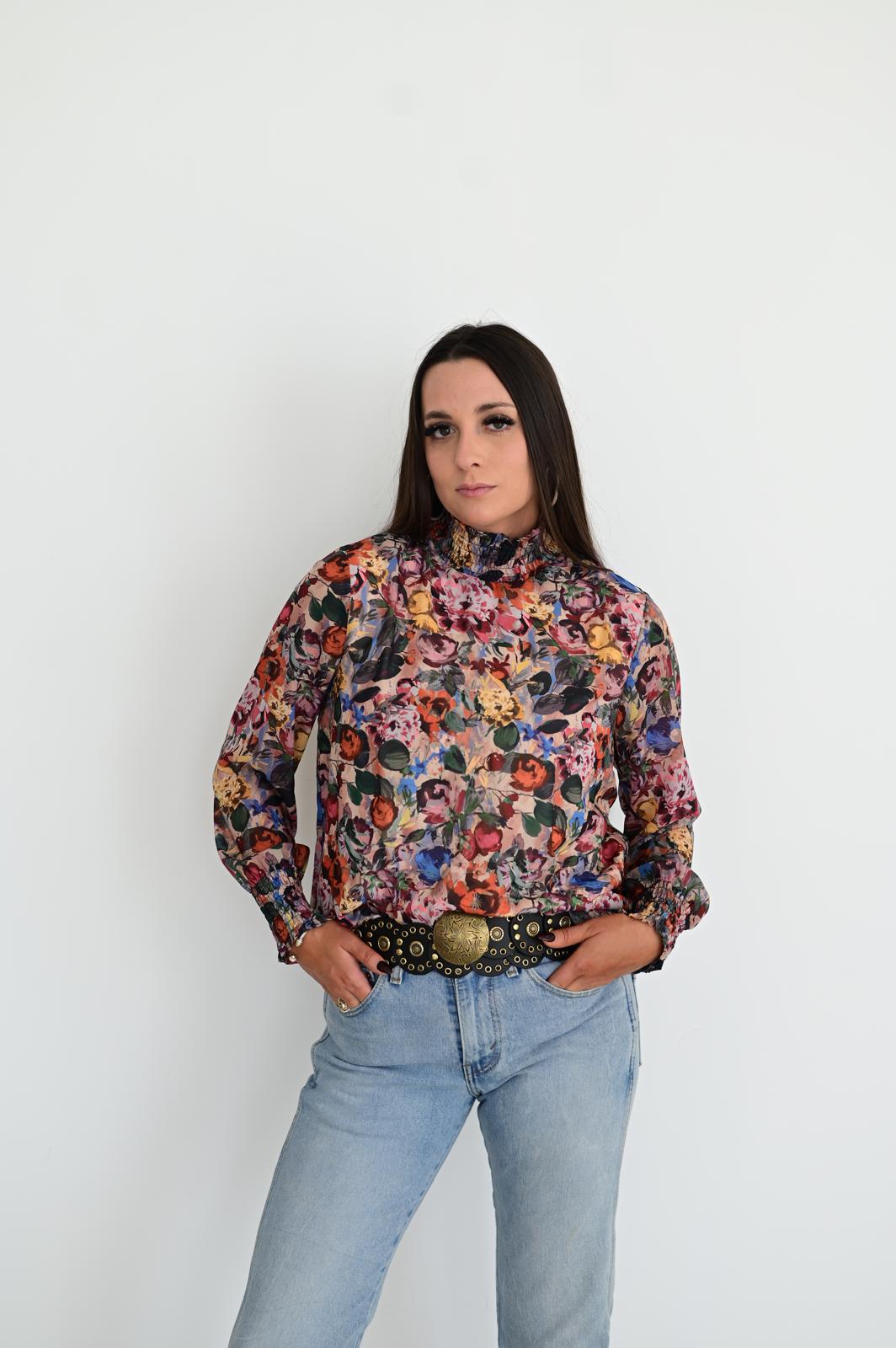 TH1900 FALL FLORAL  LS TOP (7 Piece)