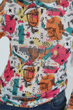 TH1221 80'S WESTERN MESH TOP(7 Piece)