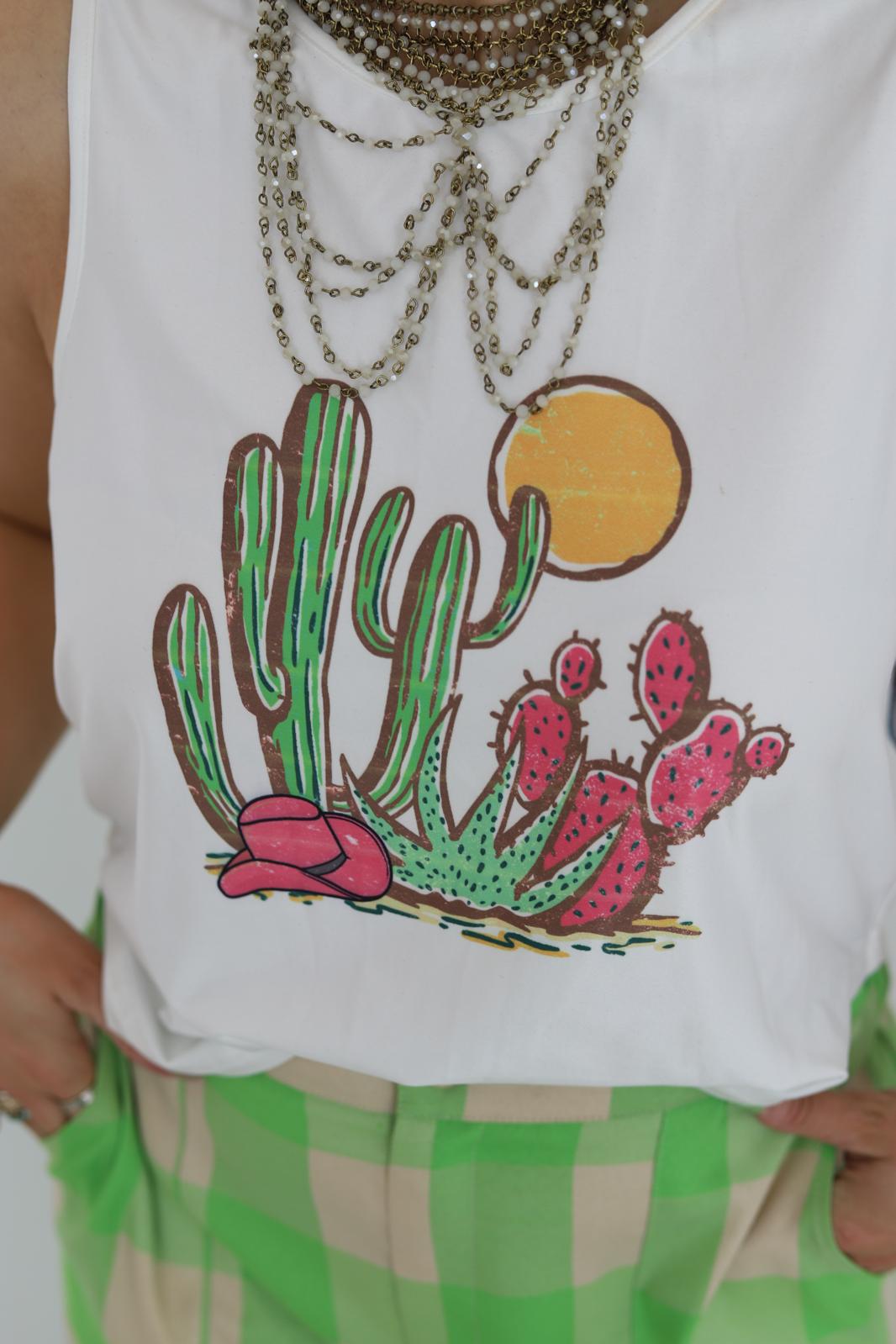 TH81 S134 GRAPHIC TEE - NEON CACTUS (1 Piece)
