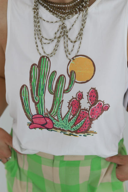 TH81 S134 GRAPHIC TEE - NEON CACTUS (1 Piece)