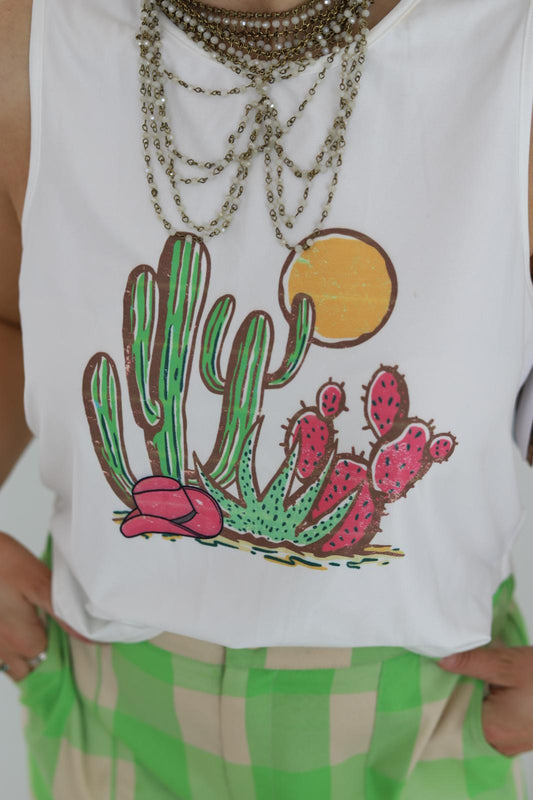 TH81 S134 GRAPHIC TEE - NEON CACTUS (1 Piece)