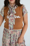 TH4215 BROWN WESTERN PULLOVER SWEATER (1 Piece)