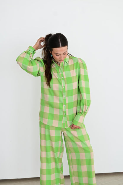 TH11 GREEN GINGHAM (7 Piece)