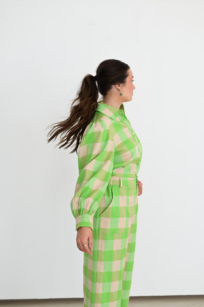 TH11 GREEN GINGHAM (7 Piece)