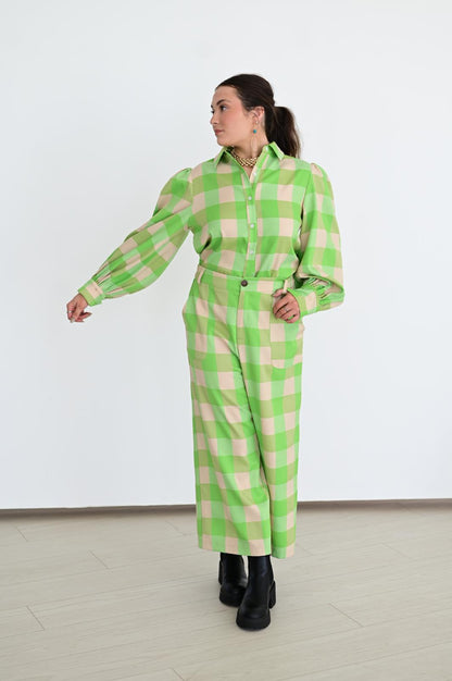 TH11 GREEN GINGHAM (7 Piece)