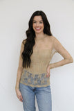 TH1221 LACE TOPS TAN (7 Piece)