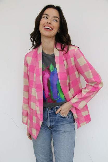 TH1200 PINK GINGHAM (7 Piece)