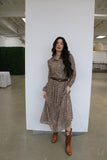 TH6215 LIGHT CHEETAH  DRESS (7 Piece)