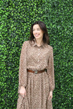 TH6215 LIGHT CHEETAH  DRESS (7 Piece)